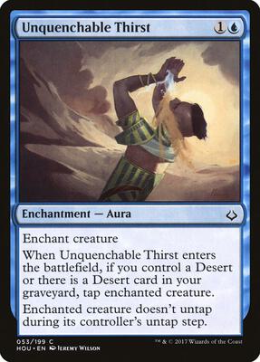 Unquenchable Thirst card from Hour of Devastation