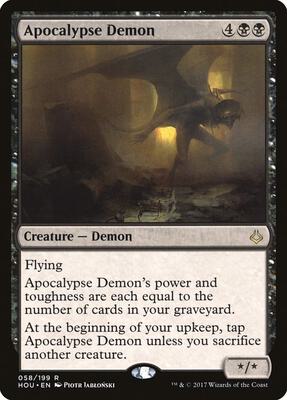 Apocalypse Demon card from Hour of Devastation