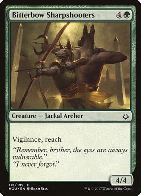 Bitterbow Sharpshooters card from Hour of Devastation