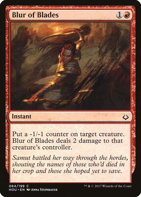 Blur of Blades card from Hour of Devastation