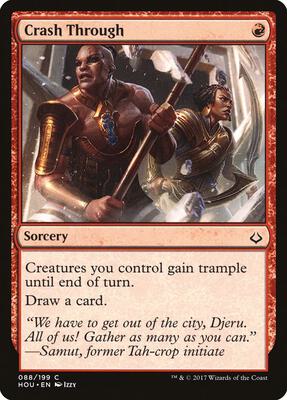 Crash Through card from Hour of Devastation