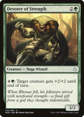 Devotee of Strength card from Hour of Devastation