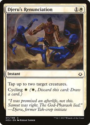 Djeru's Renunciation card from Hour of Devastation