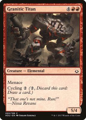 Granitic Titan card from Hour of Devastation