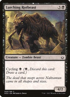 Lurching Rotbeast card from Hour of Devastation