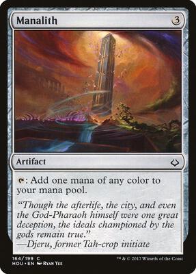 Manalith card from Hour of Devastation