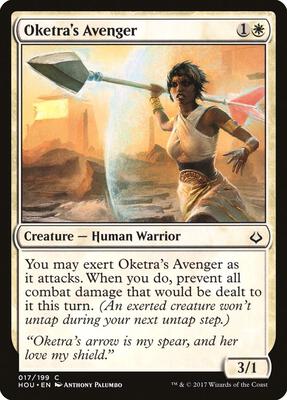 Oketra's Avenger card from Hour of Devastation