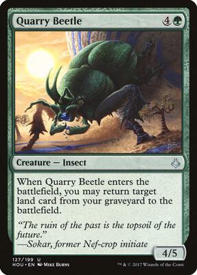 Quarry Beetle card from Hour of Devastation