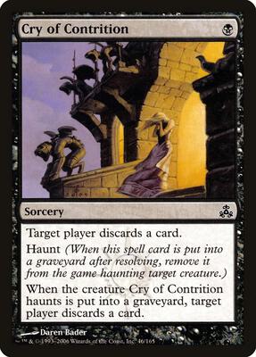 Cry of Contrition card from Guildpact