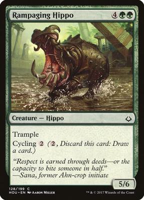 Rampaging Hippo card from Hour of Devastation