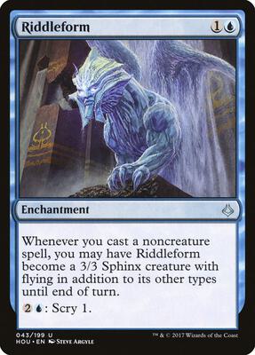Riddleform card from Hour of Devastation