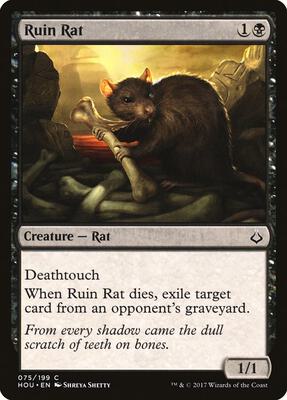 Ruin Rat card from Hour of Devastation
