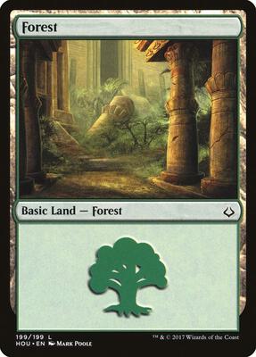 Forest (199) card from Hour of Devastation