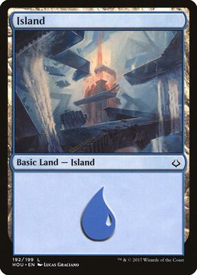 Island (192) card from Hour of Devastation