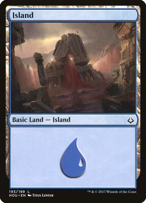 Island (193) card from Hour of Devastation
