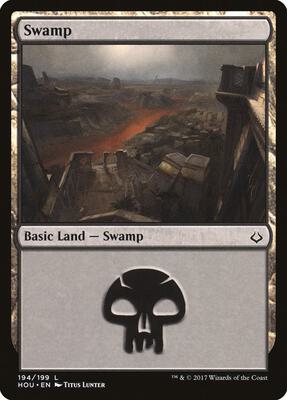 Swamp (194) card from Hour of Devastation