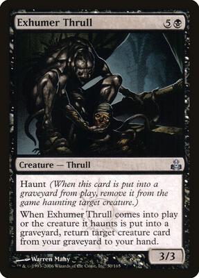 Exhumer Thrull card from Guildpact