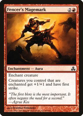 Fencer's Magemark card from Guildpact