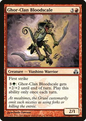 Ghor-Clan Bloodscale card from Guildpact