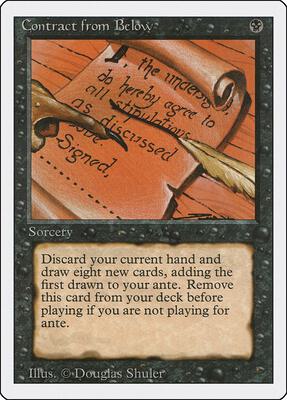 Contract from Below card from Revised Edition