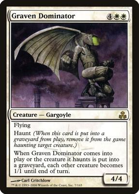 Graven Dominator card from Guildpact