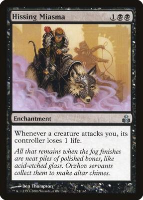 Hissing Miasma card from Guildpact