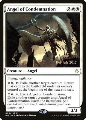 Angel of Condemnation card from Prerelease Cards