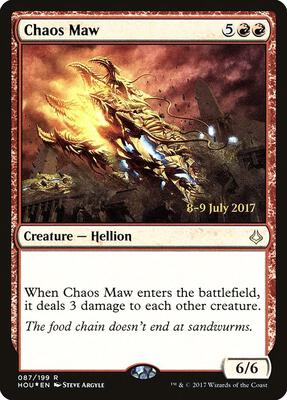 Chaos Maw card from Prerelease Cards