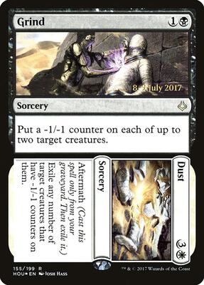 Grind // Dust card from Prerelease Cards