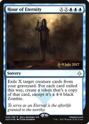 Hour of Eternity card from Prerelease Cards