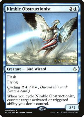 Nimble Obstructionist card from Prerelease Cards