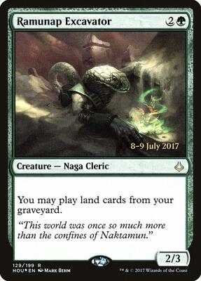 Ramunap Excavator card from Prerelease Cards
