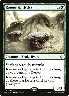 Ramunap Hydra card from Prerelease Cards
