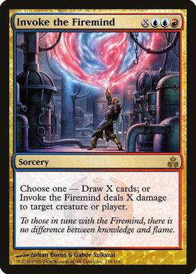 Invoke the Firemind card from Guildpact