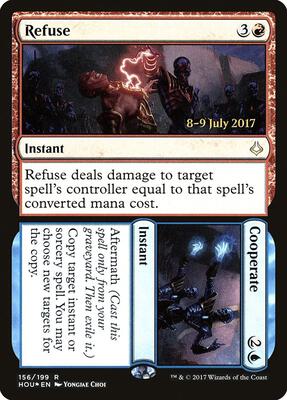 Refuse // Cooperate card from Prerelease Cards