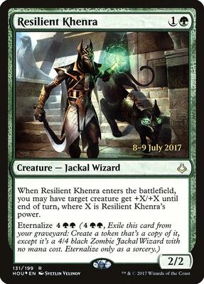 Resilient Khenra card from Prerelease Cards