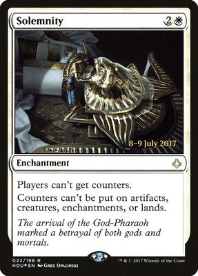 Solemnity card from Prerelease Cards