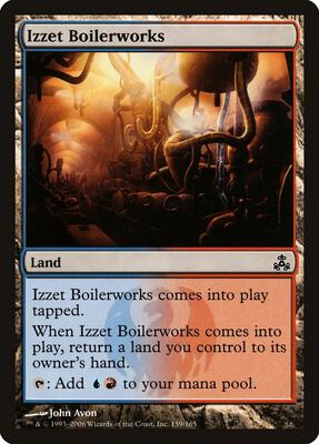 Izzet Boilerworks card from Guildpact