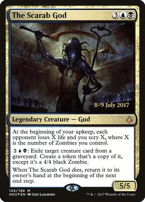 The Scarab God card from Prerelease Cards