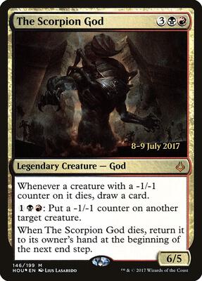 The Scorpion God card from Prerelease Cards