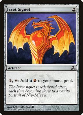 Izzet Signet card from Guildpact