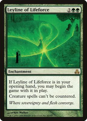 Leyline of Lifeforce card from Guildpact