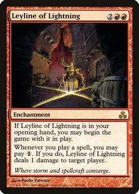 Leyline of Lightning card from Guildpact
