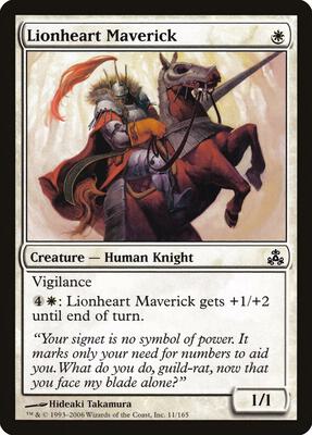 Lionheart Maverick card from Guildpact