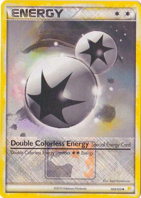 Double Colorless Energy - 103/123 (League Promo) card from League & Championship Cards