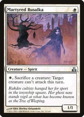 Martyred Rusalka card from Guildpact