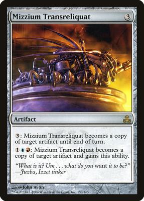 Mizzium Transreliquat card from Guildpact