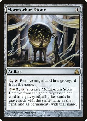 Moratorium Stone card from Guildpact