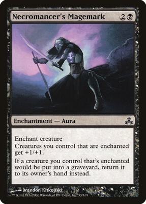 Necromancer's Magemark card from Guildpact