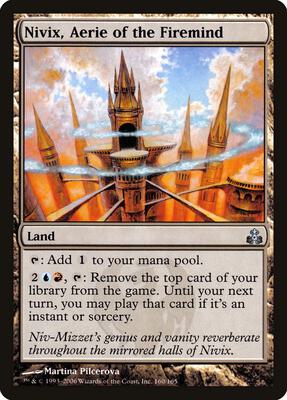 Nivix, Aerie of the Firemind card from Guildpact